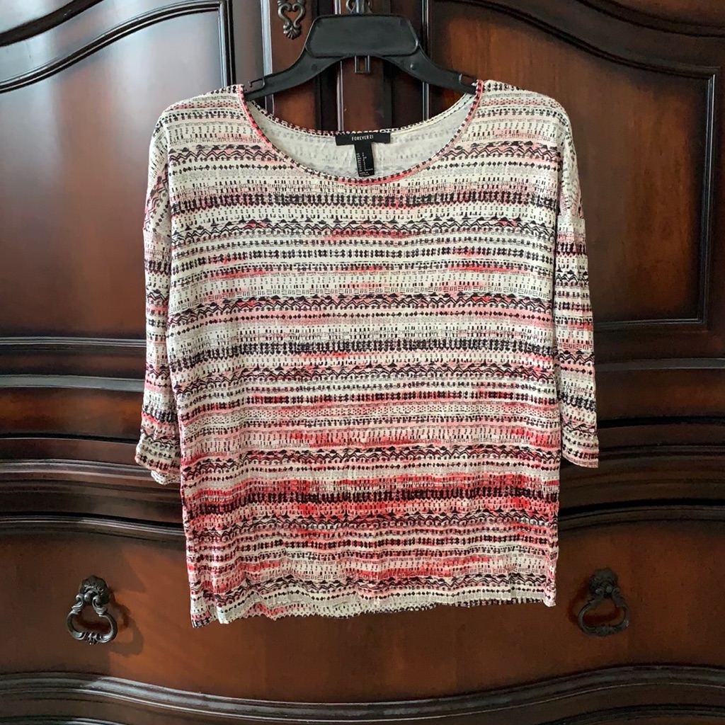 Printed Pattern Top